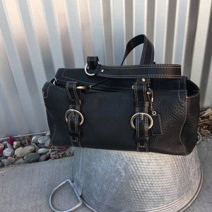 Coach Black Leather Purse
